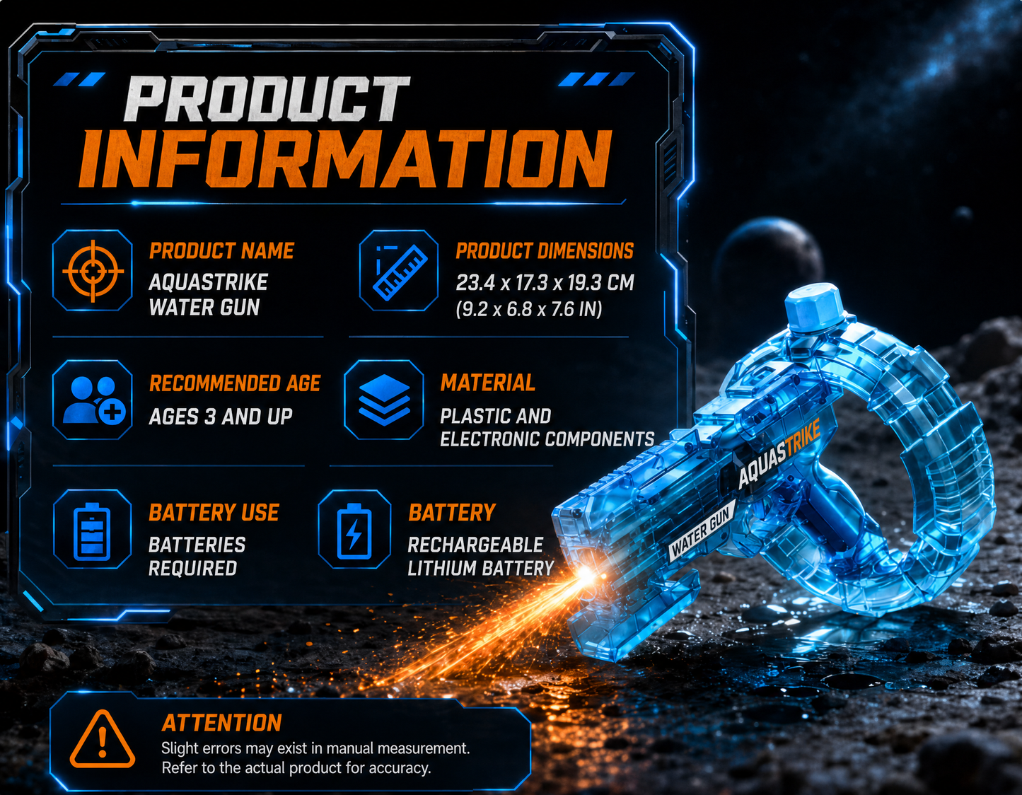 AquaStrike® WATER GUN